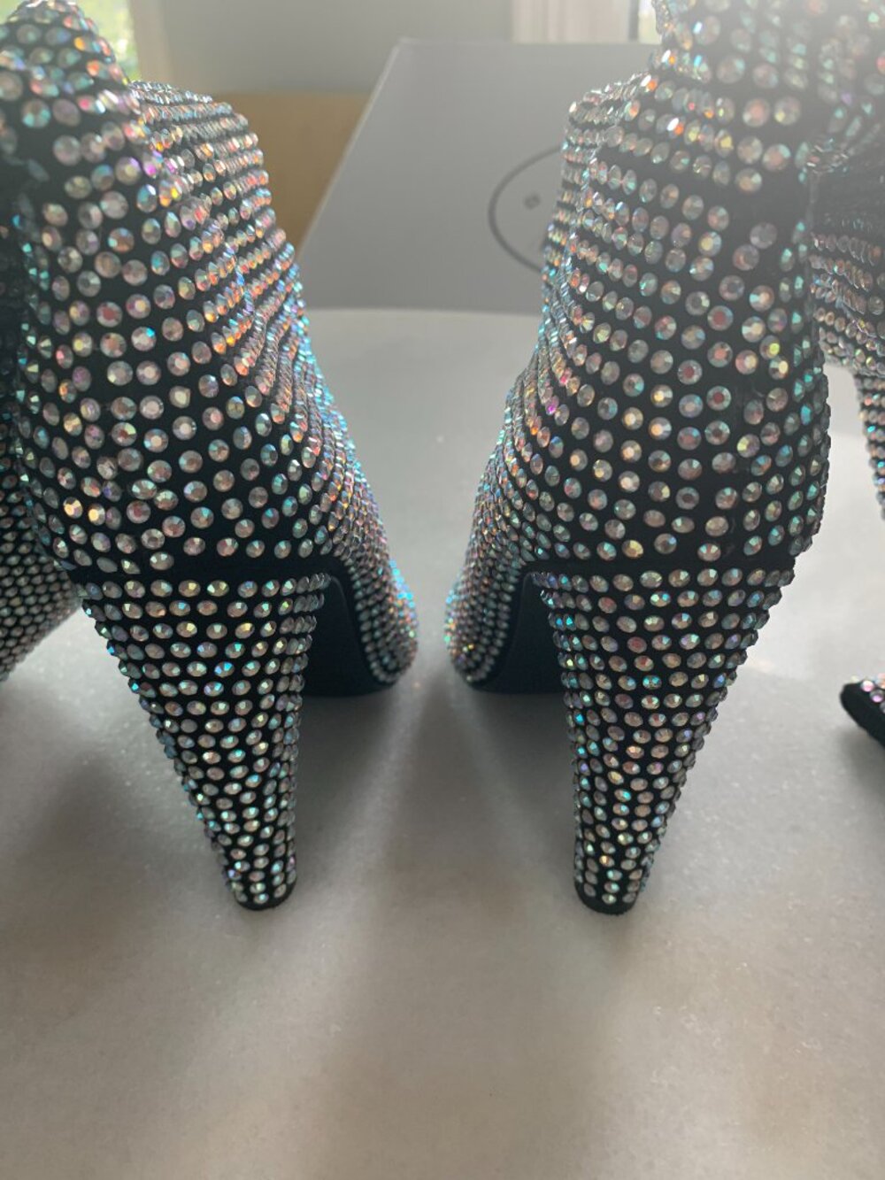 Steve Madden Rhinestone Slouch Boots - Picture 4 of 11
